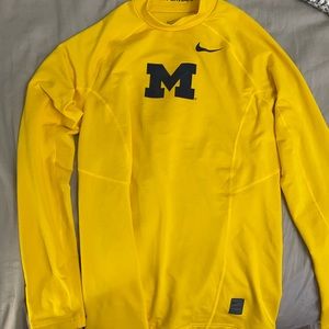 Michigan Nike Pro Long Sleeve